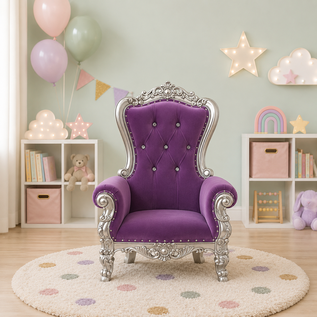 Mini Tiffany 33 Kids Throne - Velvet