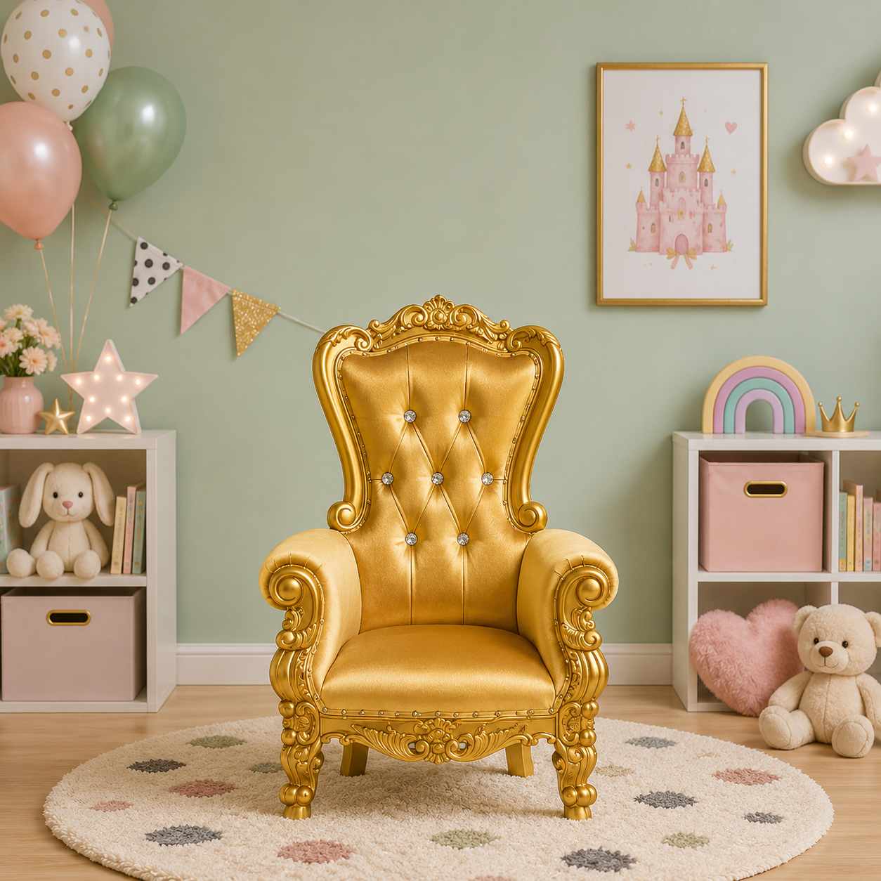 Mini Tiffany 33 Kids Throne - Velvet