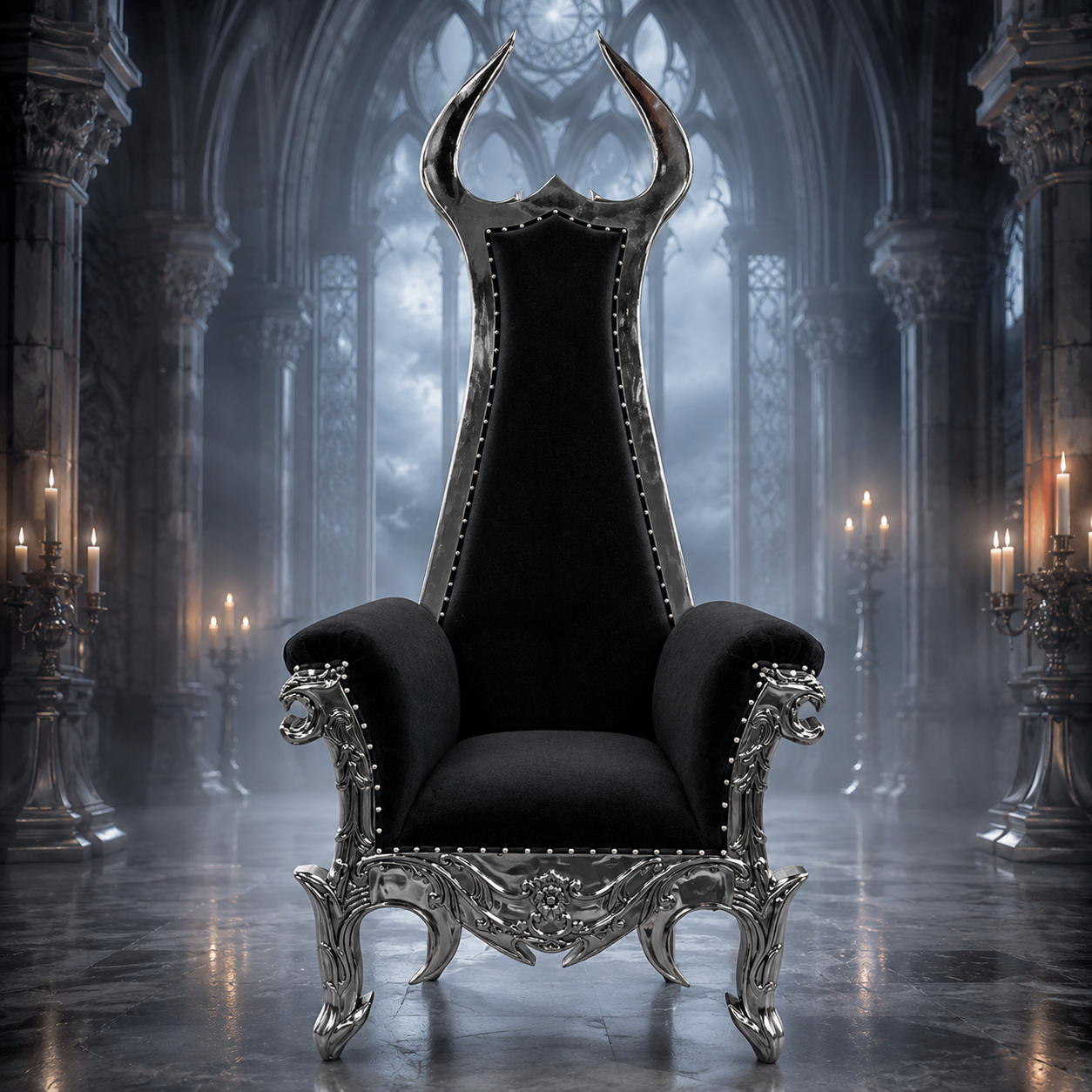 Devil Horn Gothic Throne