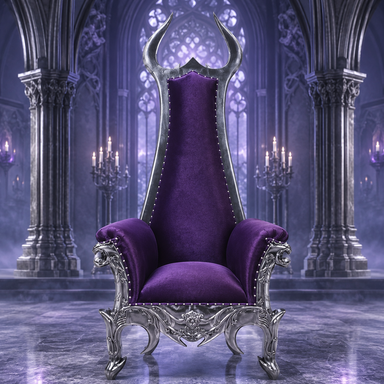 Devil Horn Gothic Throne
