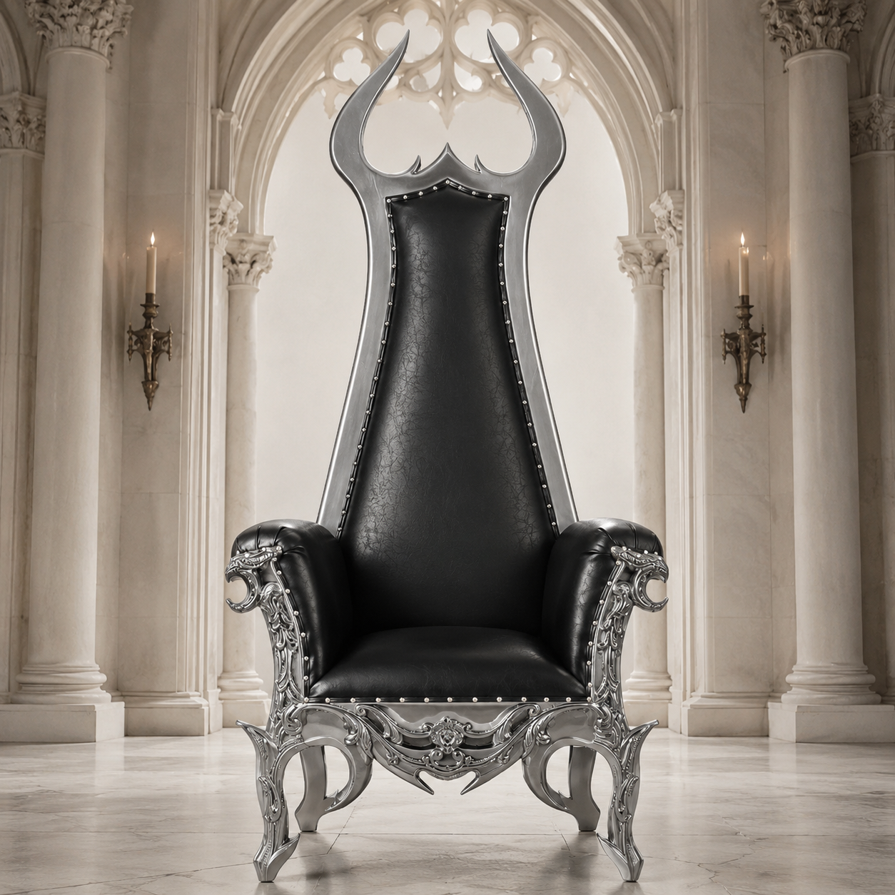 Devil Horn Gothic Throne