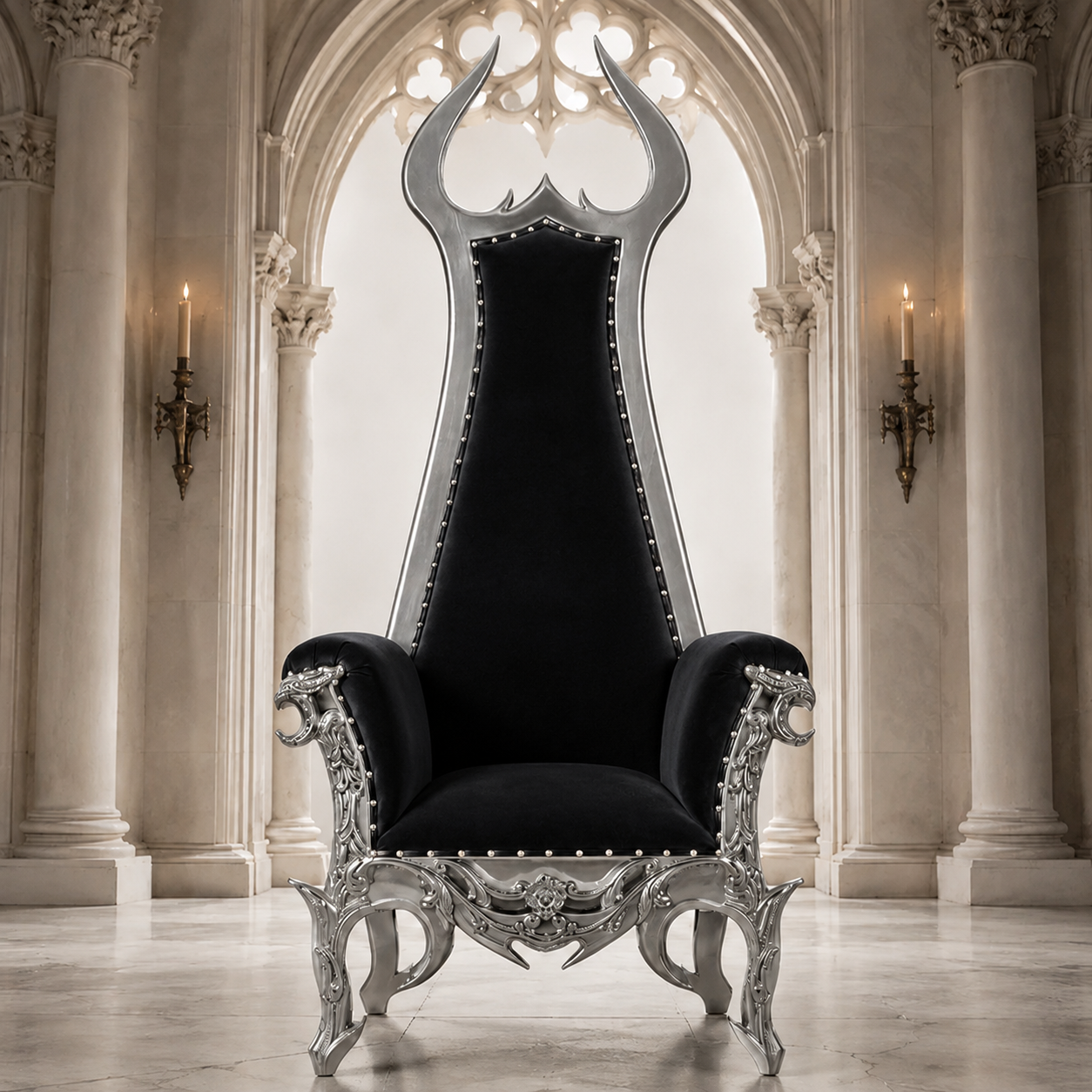 Devil Horn Gothic Throne