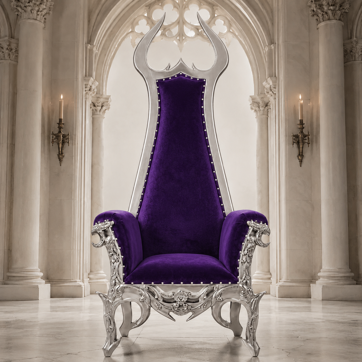 Devil Horn Gothic Throne