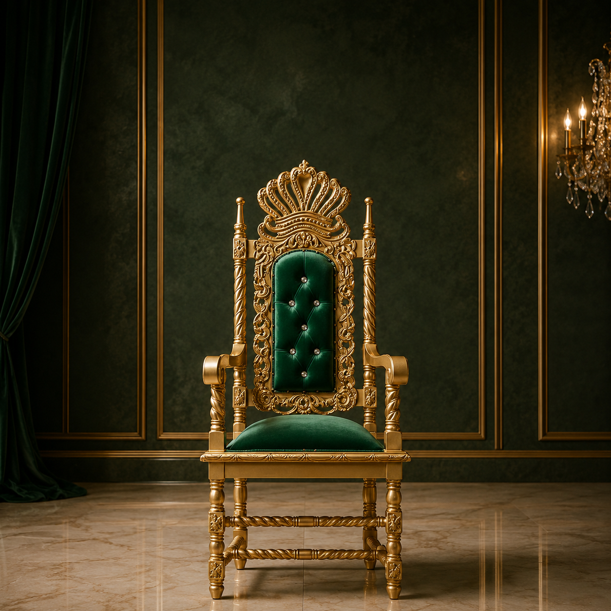 Cyprian Throne Chair