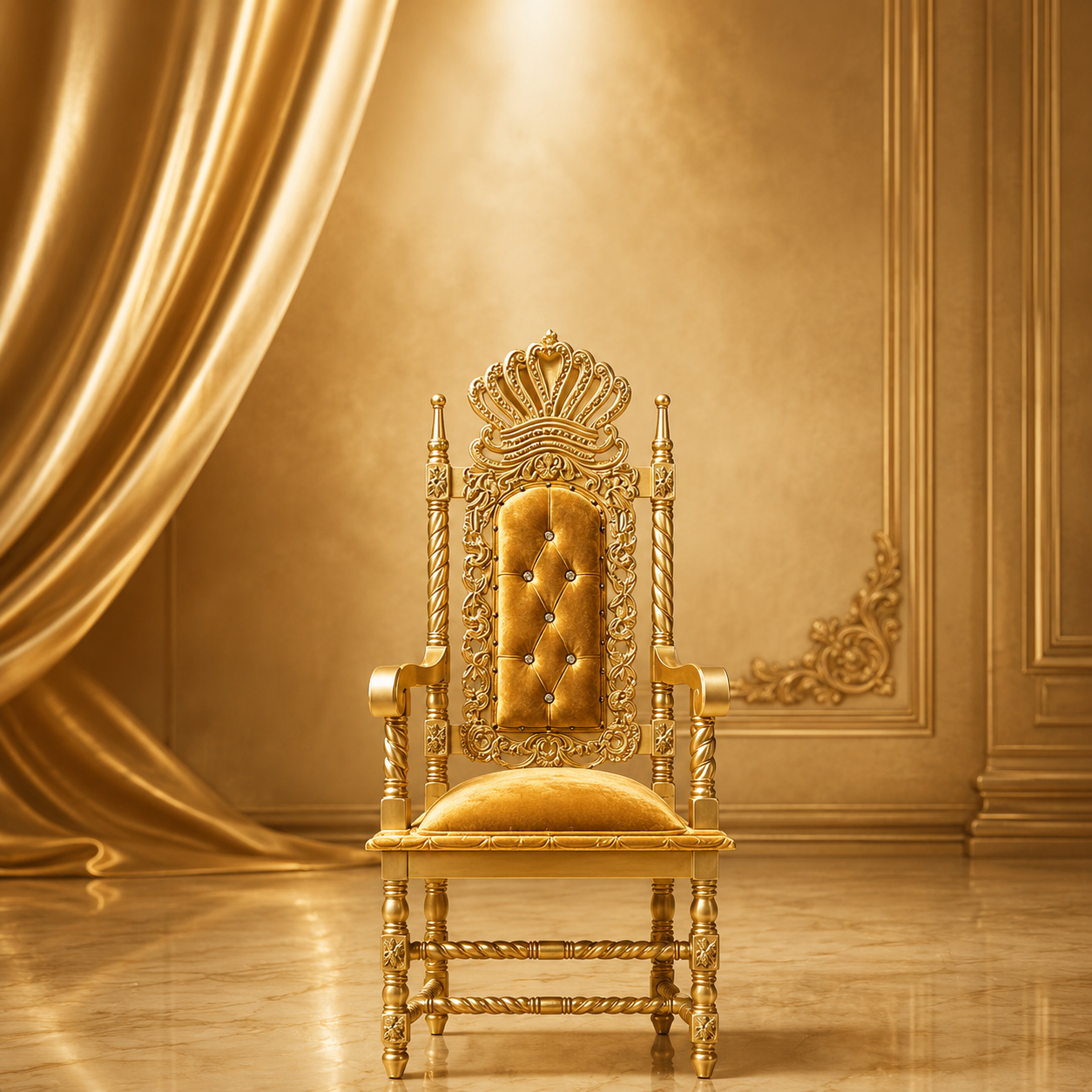 Cyprian Throne Chair