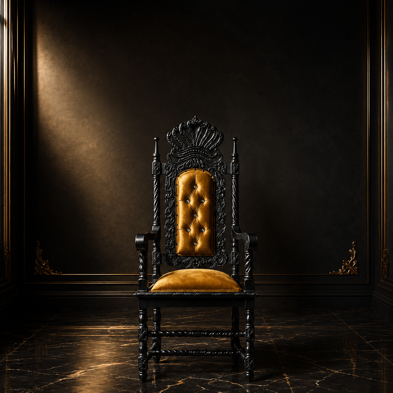 Cyprian Throne Chair