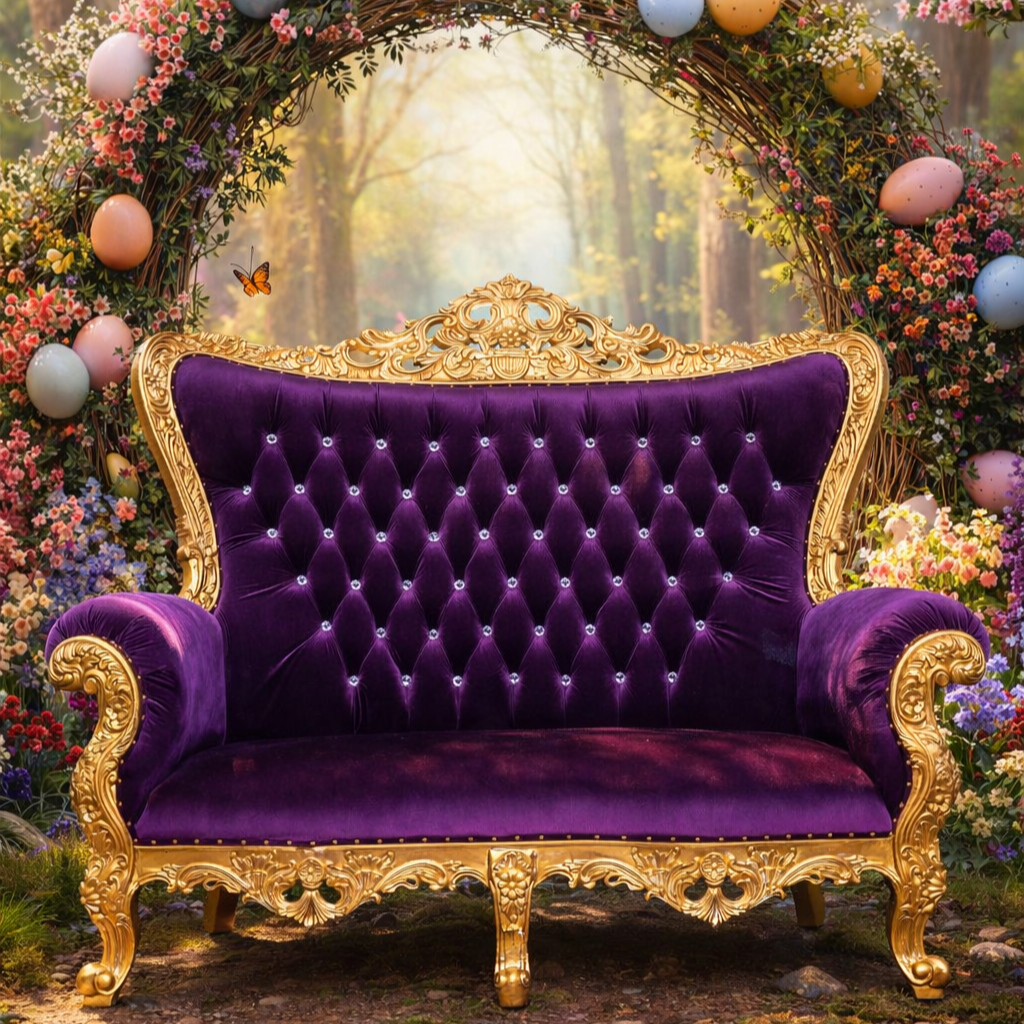 Queen Linette Royal Loveseat