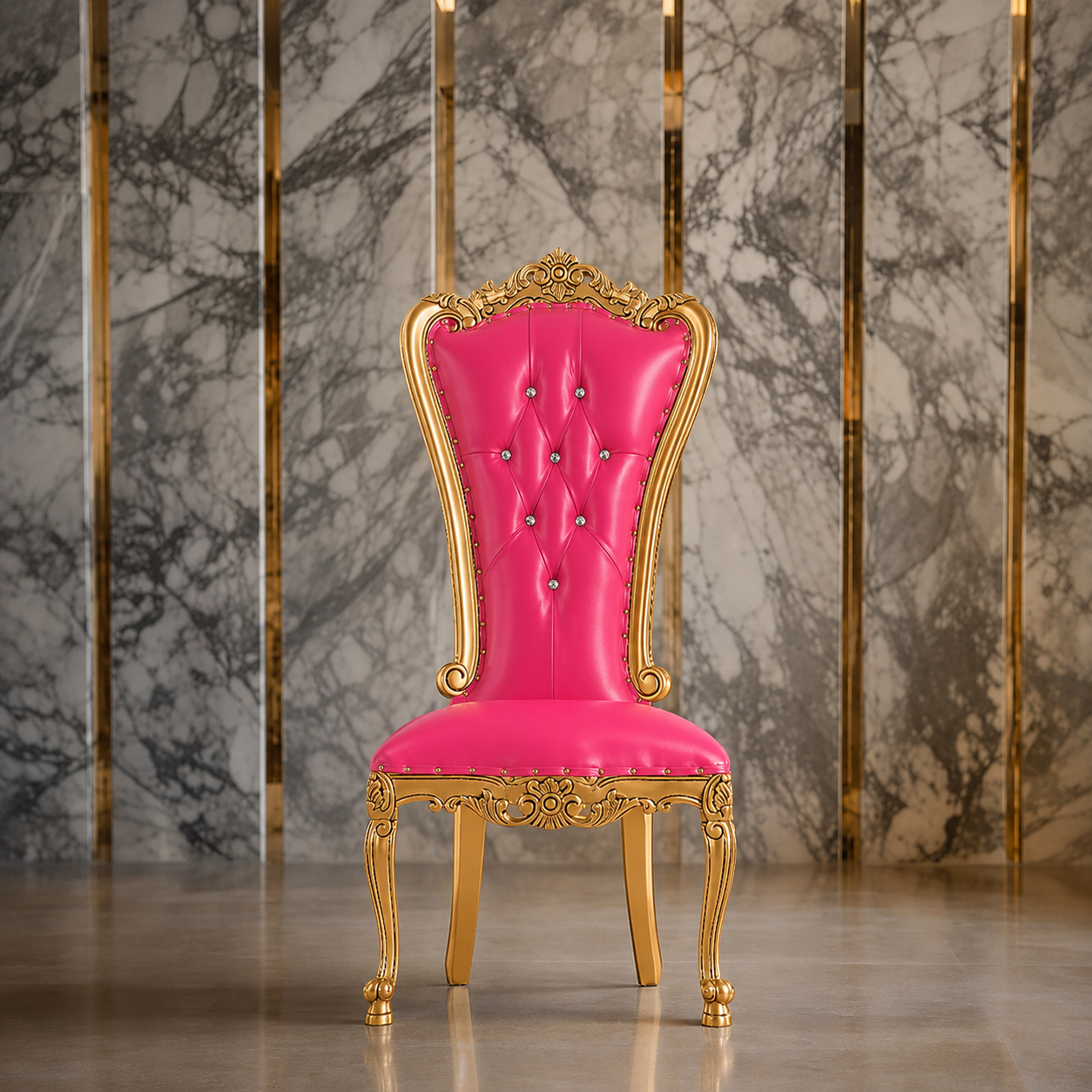 Sillón sin brazos con acento Valentina