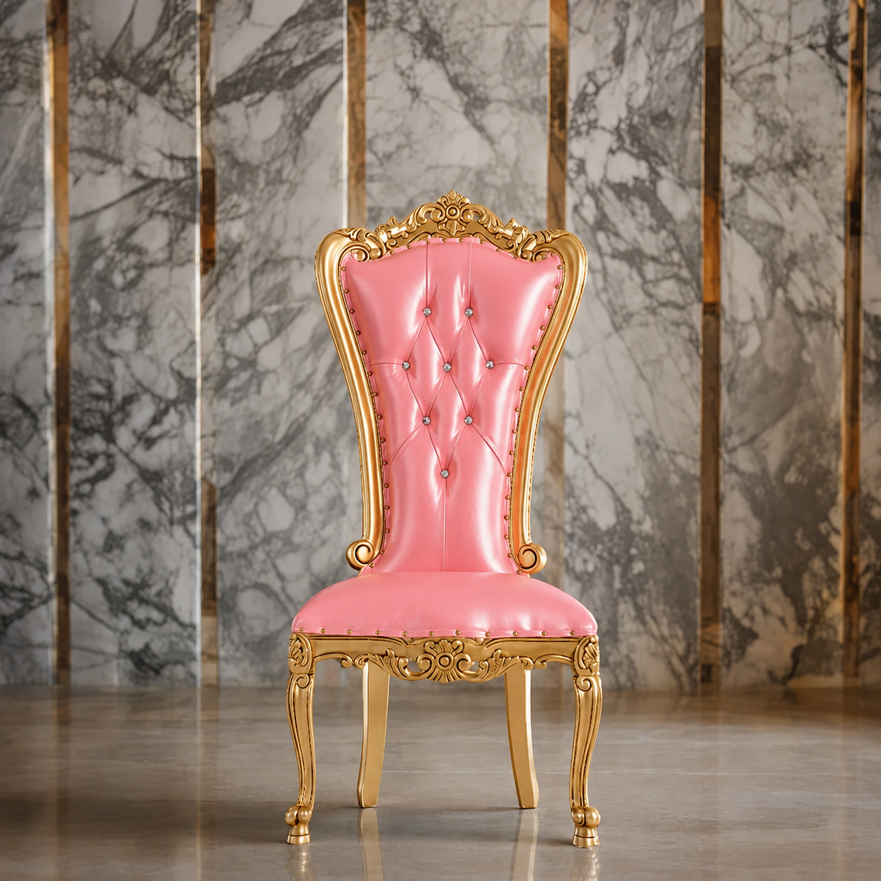 Sillón sin brazos con acento Valentina