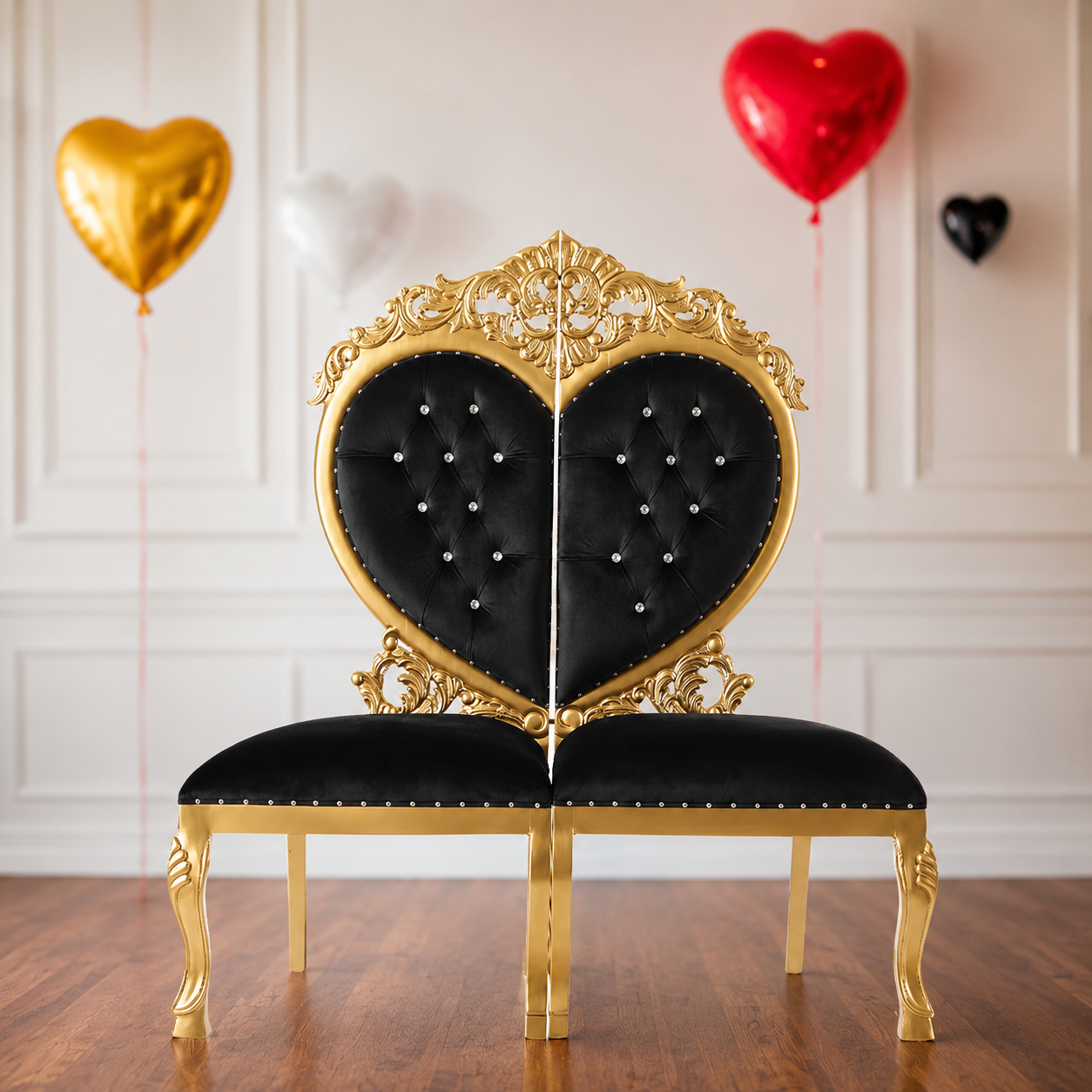 Silla de fiesta de enamorados