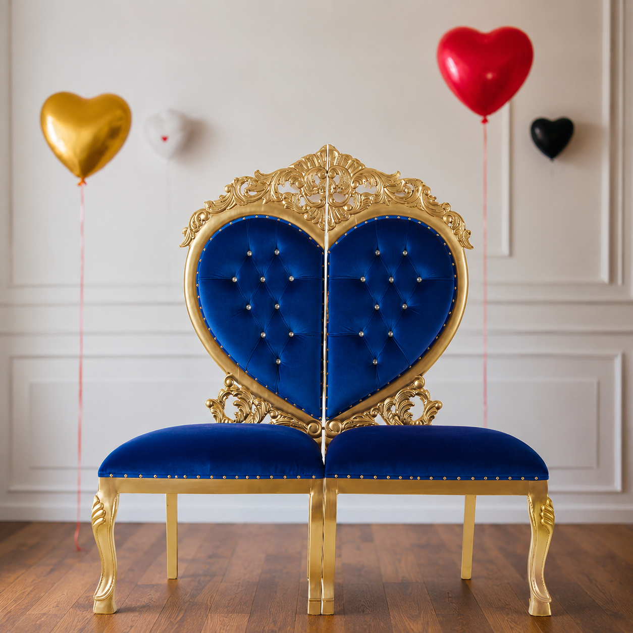 Silla de fiesta de enamorados