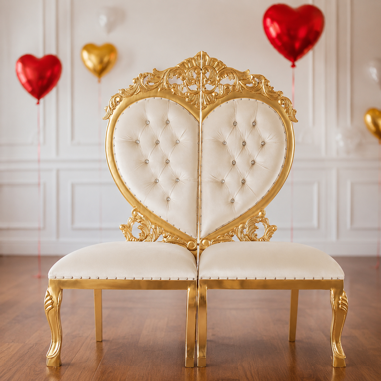 Silla de fiesta de enamorados