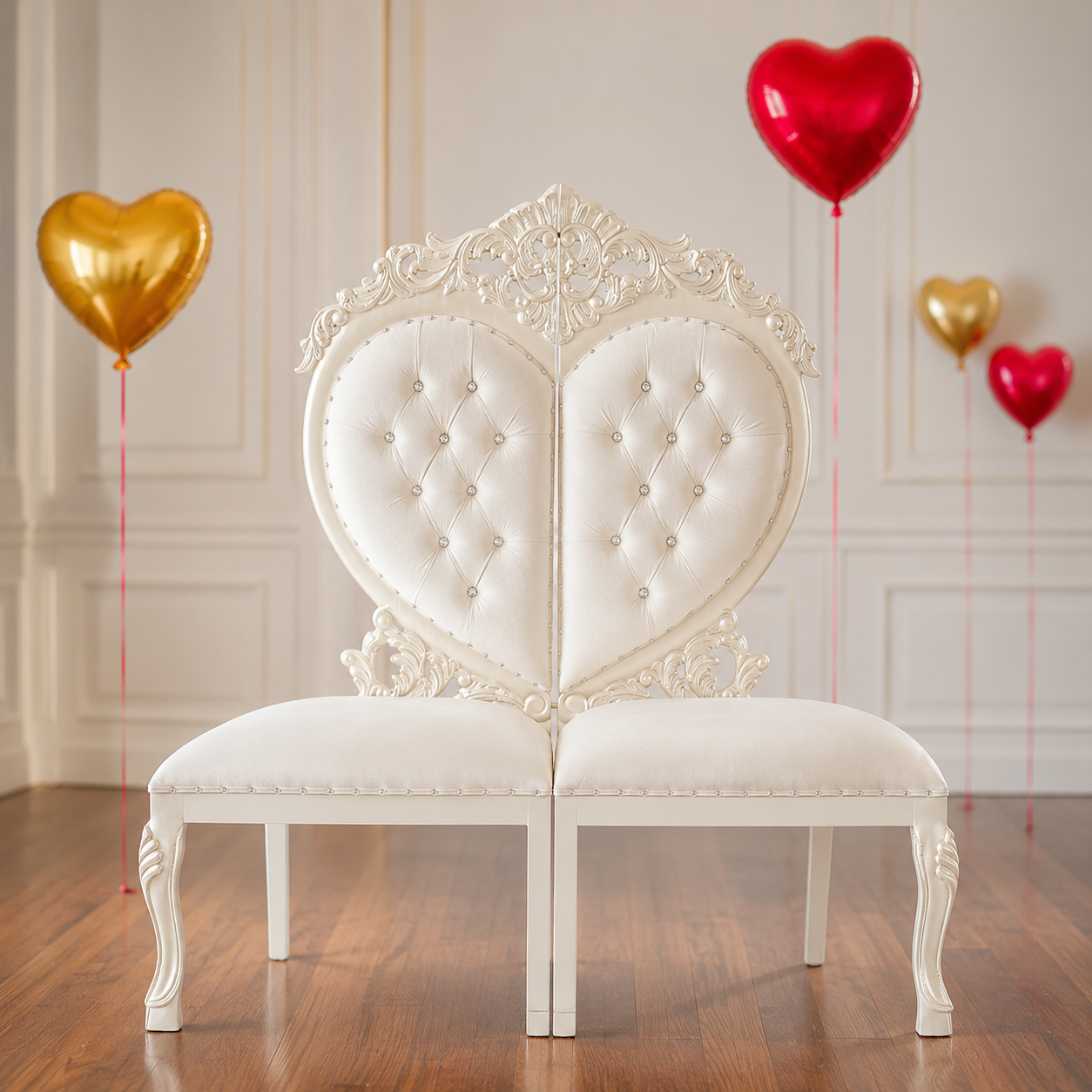 Silla de fiesta de enamorados
