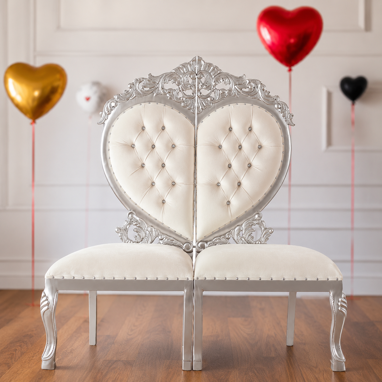 Silla de fiesta de enamorados