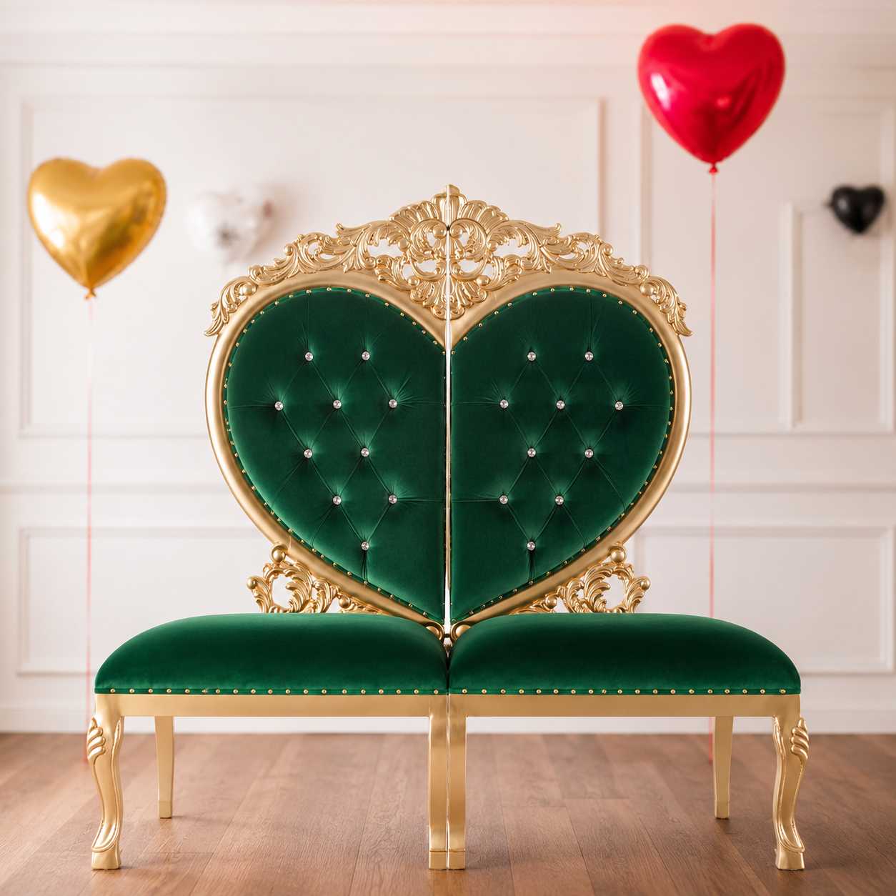 Silla de fiesta de enamorados
