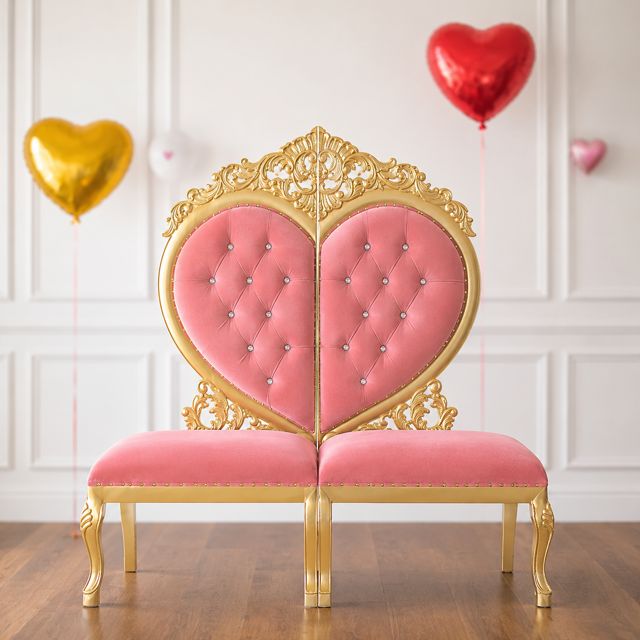 Silla de fiesta de enamorados