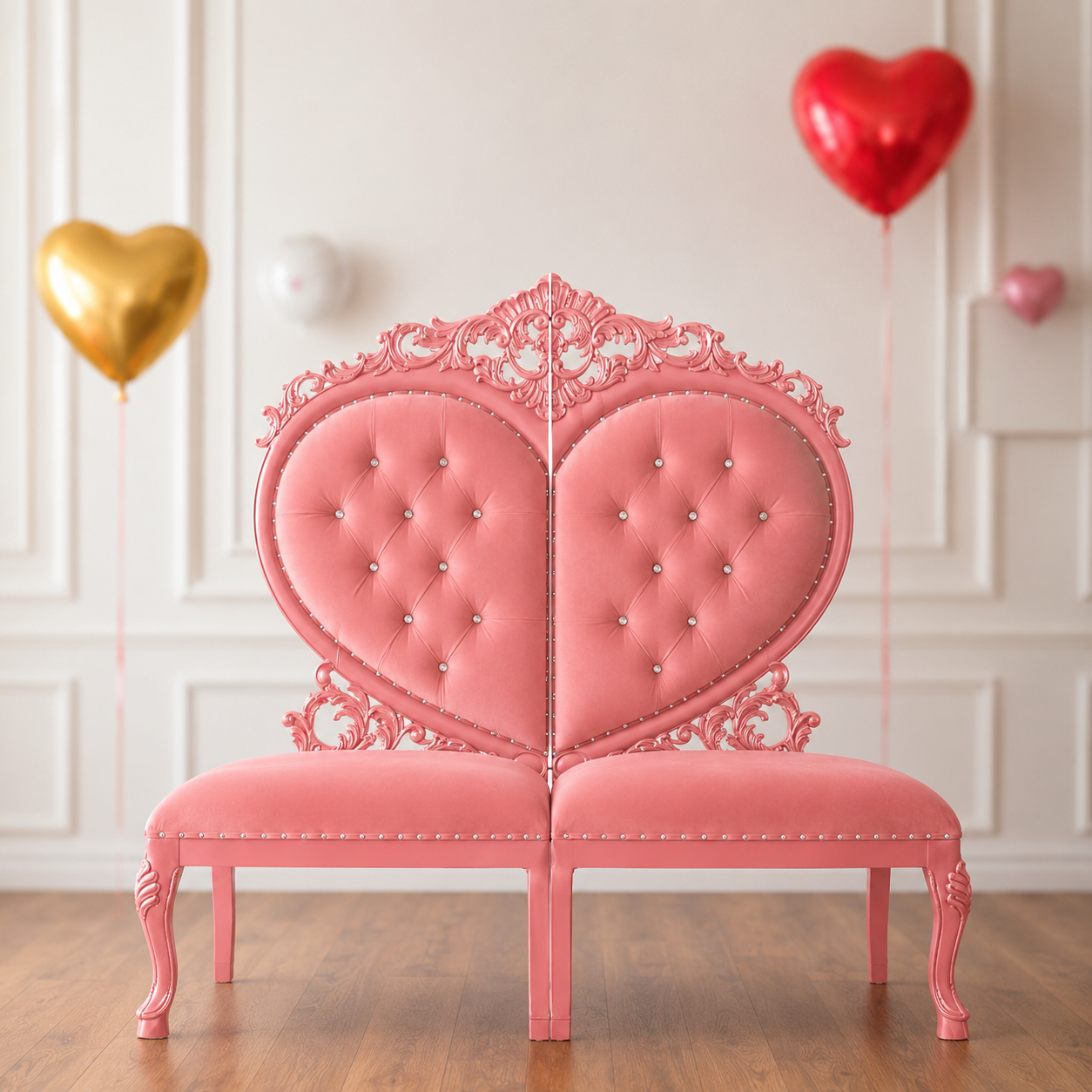 Silla de fiesta de enamorados
