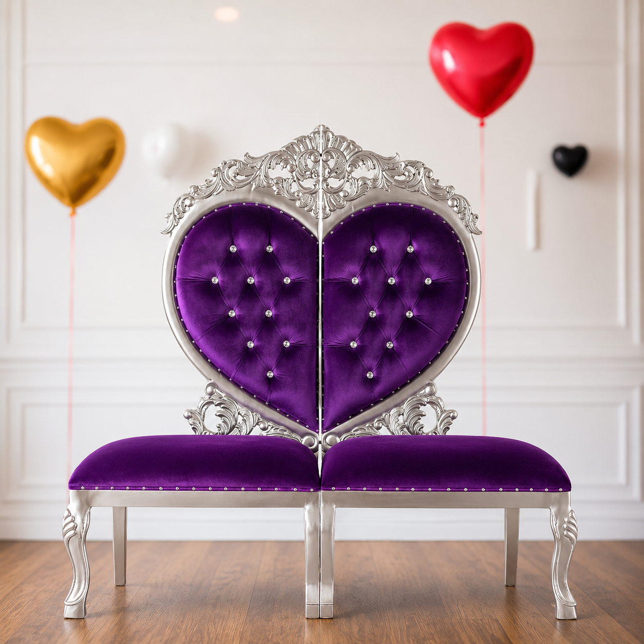 Silla de fiesta de enamorados