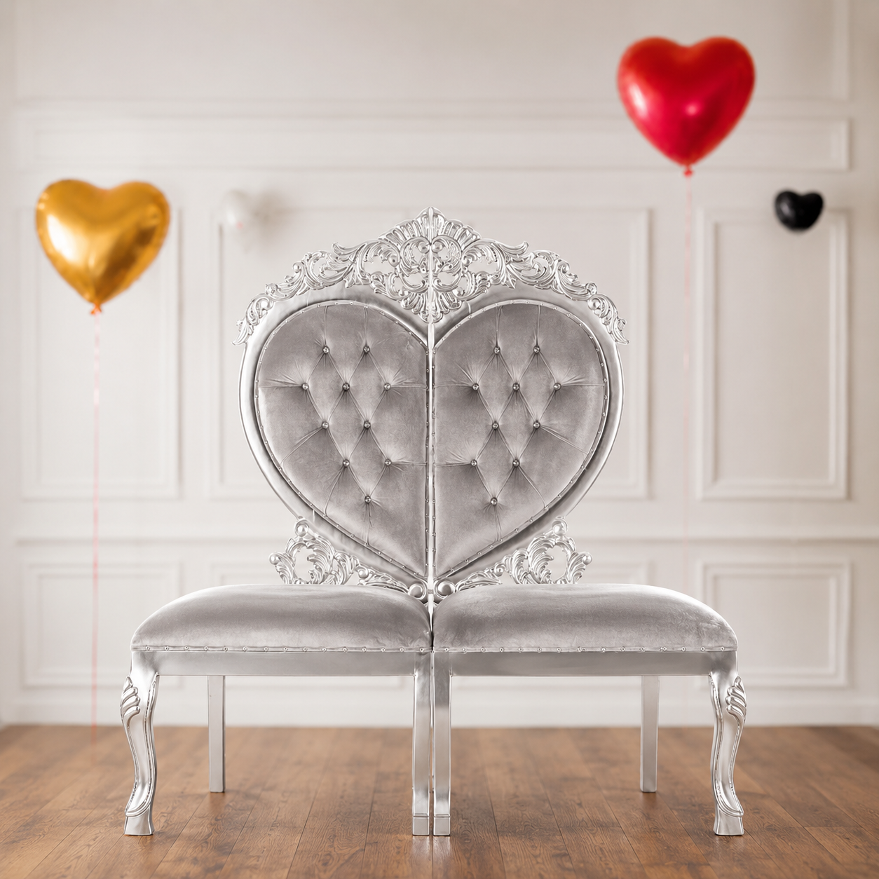 Silla de fiesta de enamorados