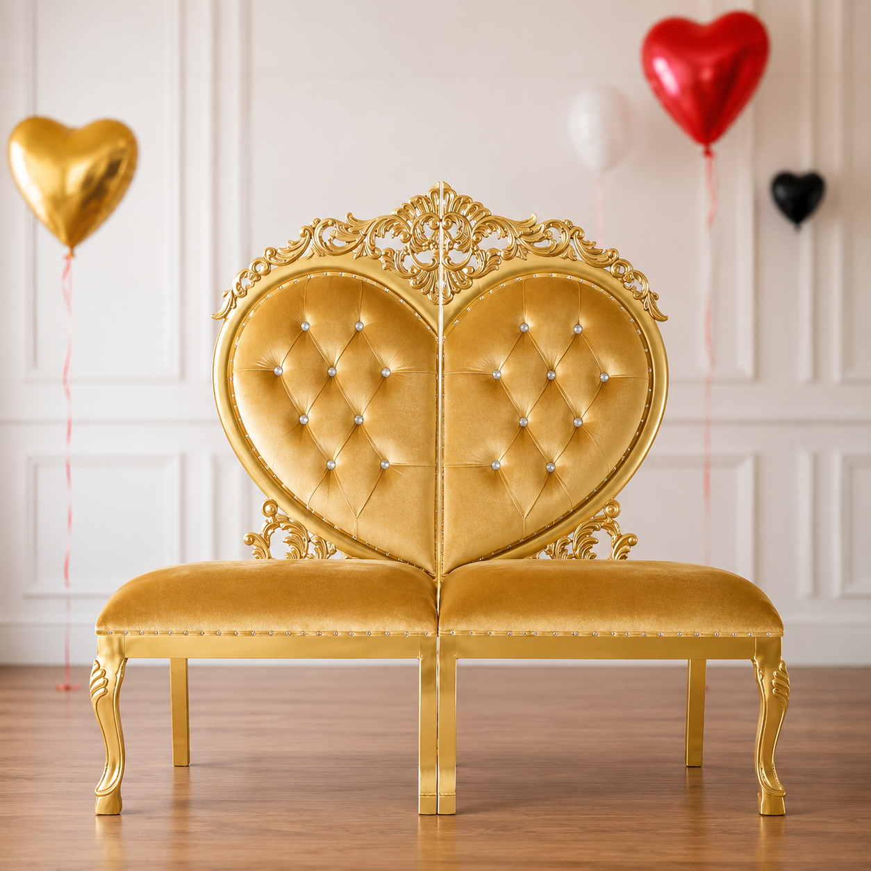 Silla de fiesta de enamorados