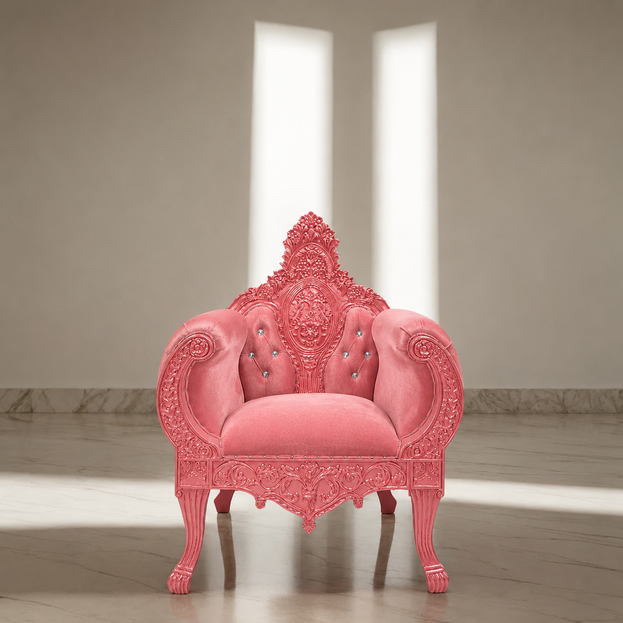 Queen Anne Royal Sofa Chair