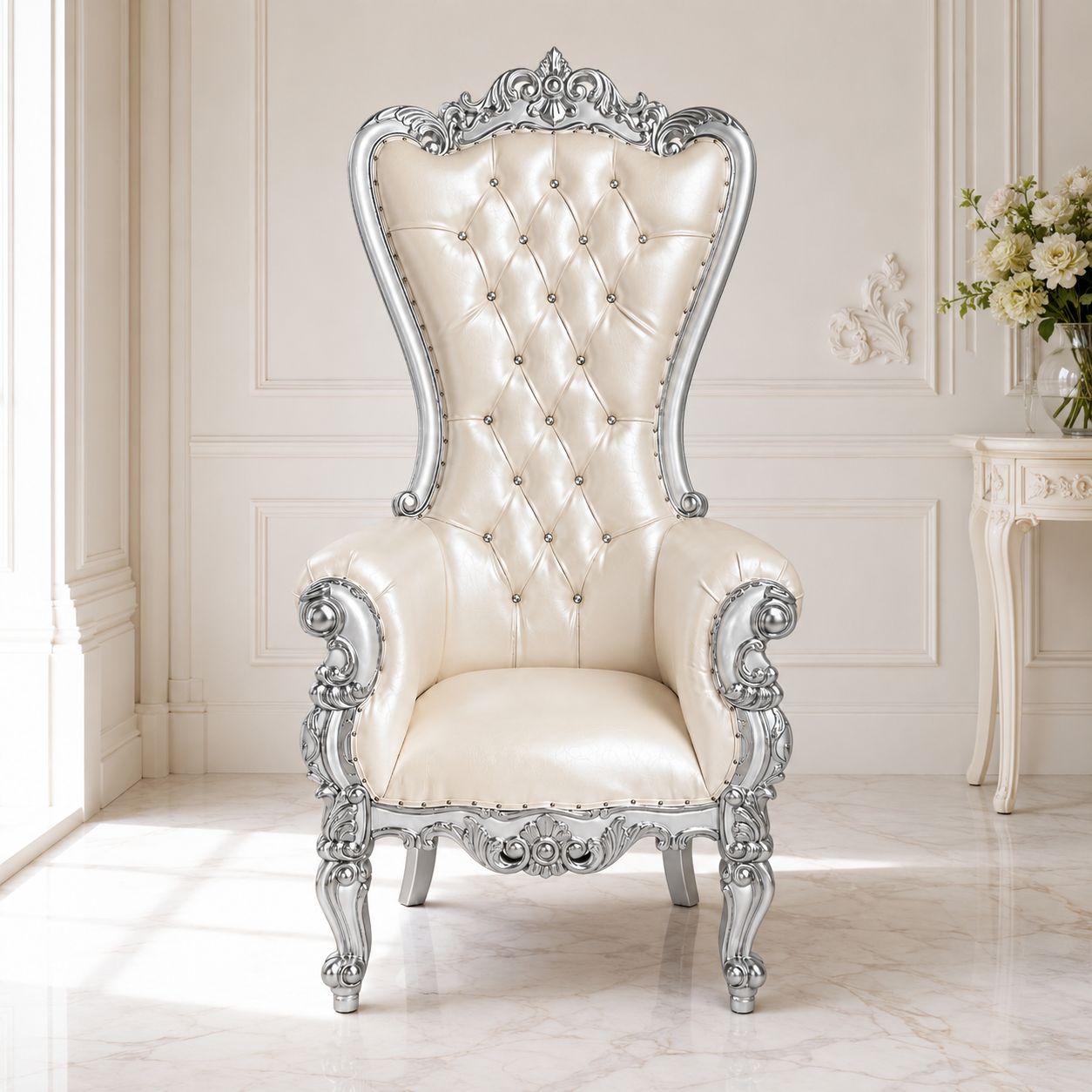 Chloe XL Legs Throne Chair