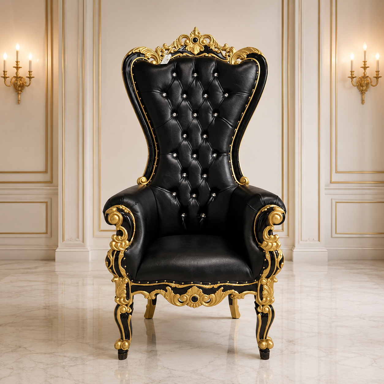 Chloe XL Legs Throne Chair