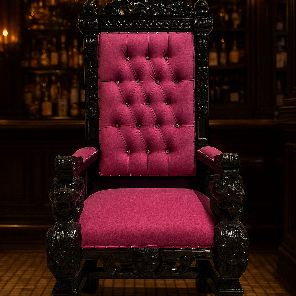 Silla del trono del león del rey Samuel 68