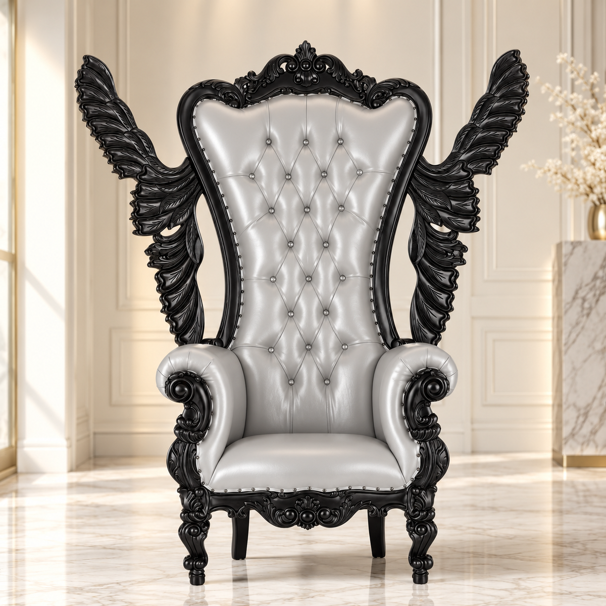 Silla trono Chloe - Alas de mariposa