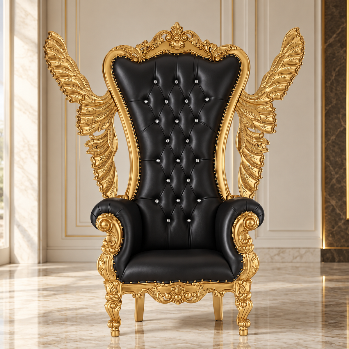 Silla trono Chloe - Alas de mariposa