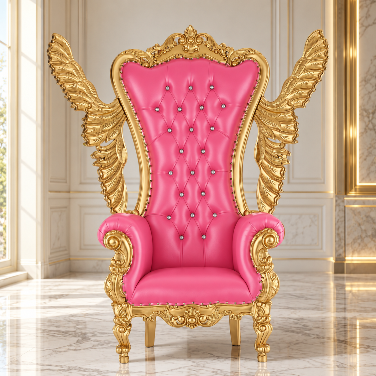 Silla trono Chloe - Alas de mariposa