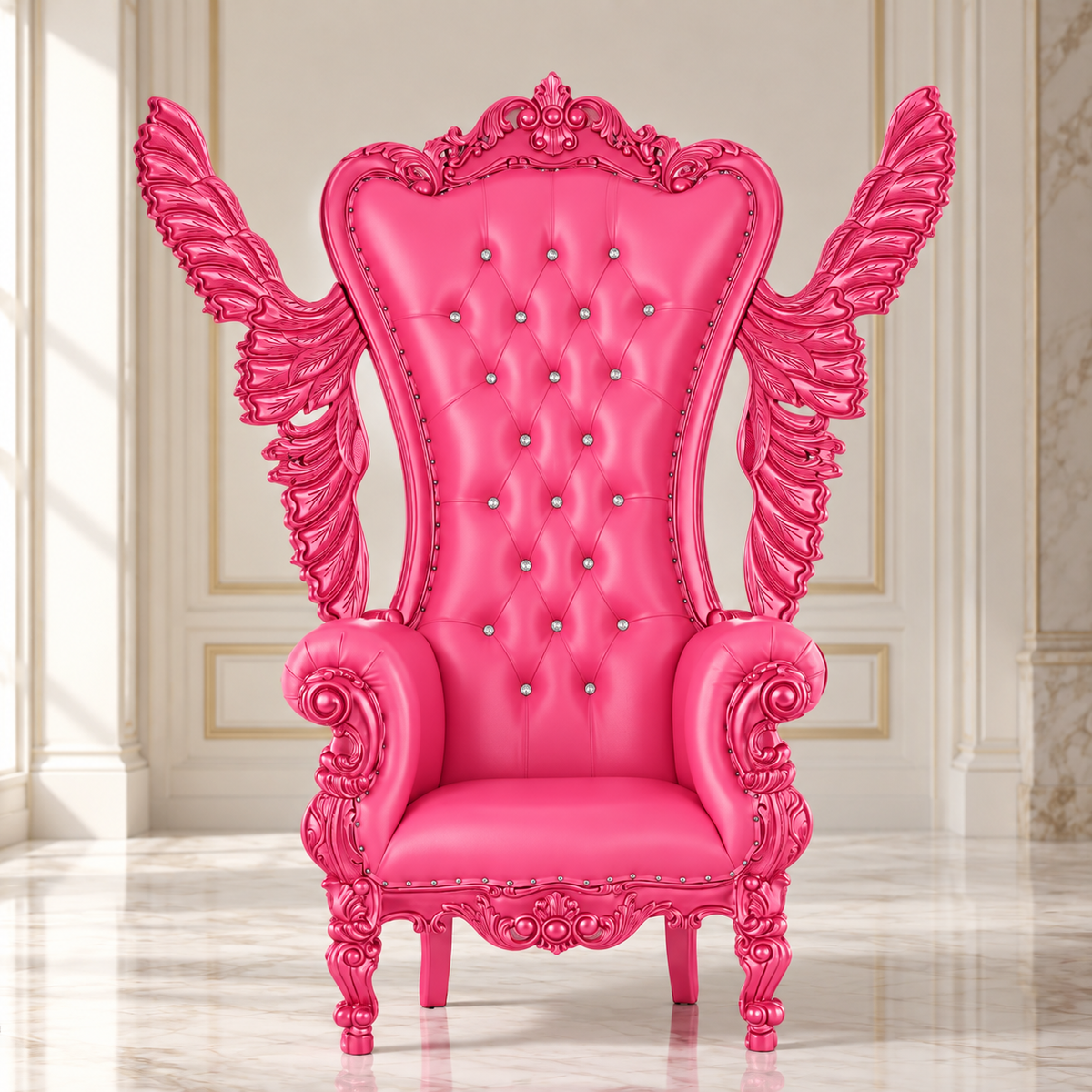 Silla trono Chloe - Alas de mariposa