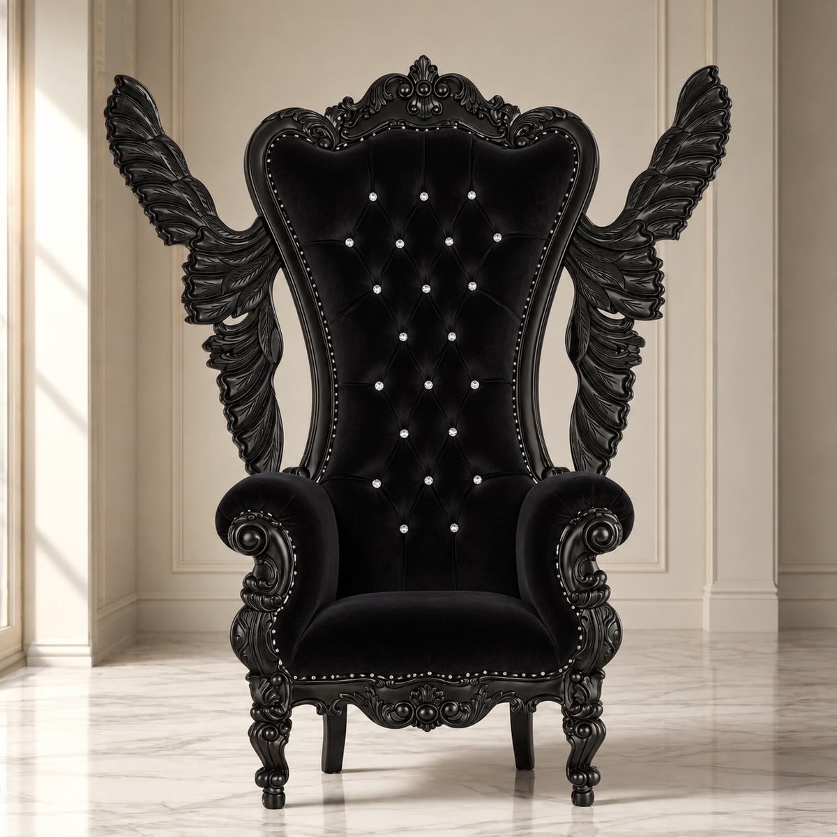 Silla trono Chloe - Alas de mariposa