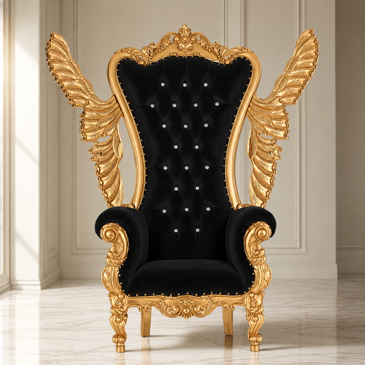 Silla trono Chloe - Alas de mariposa
