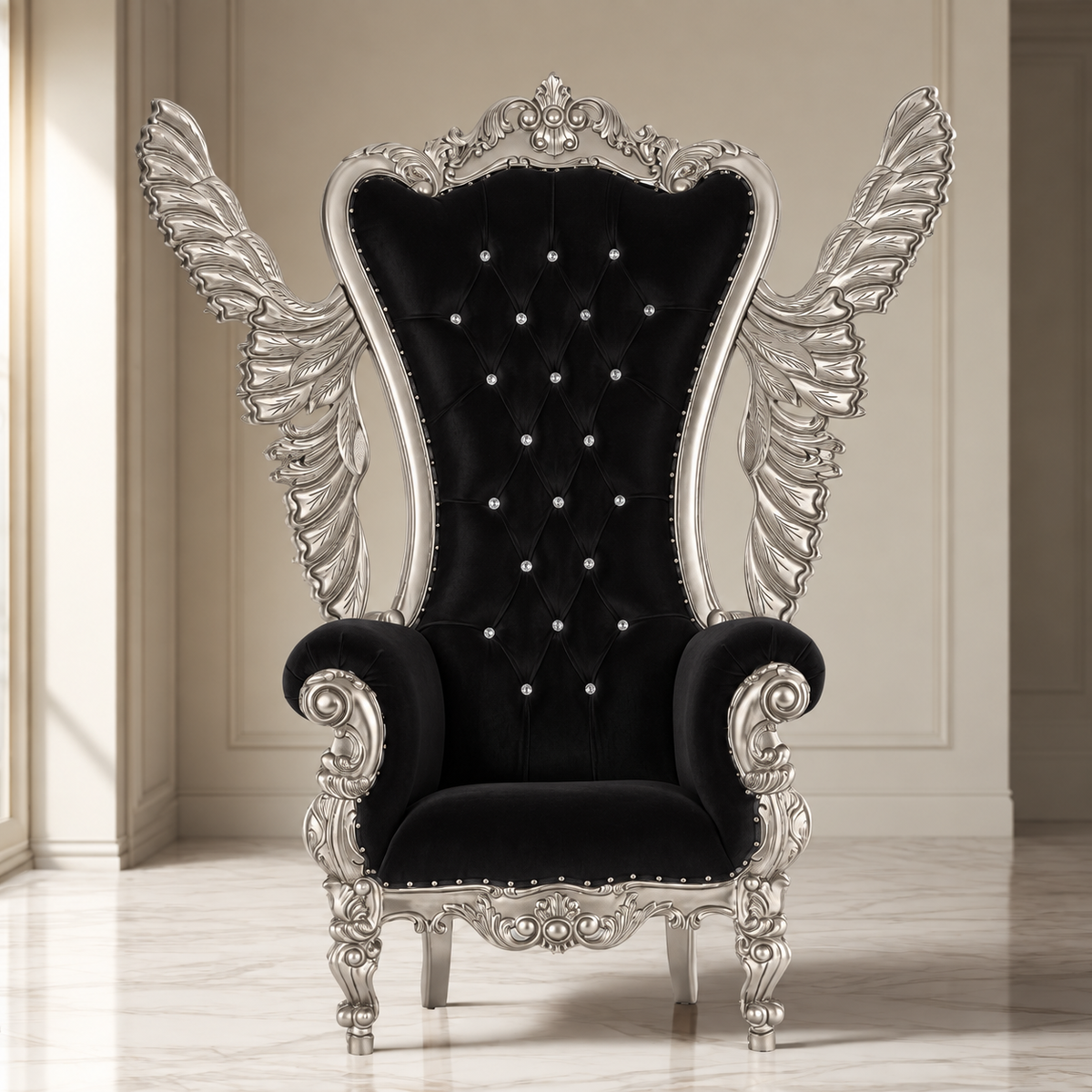 Silla trono Chloe - Alas de mariposa