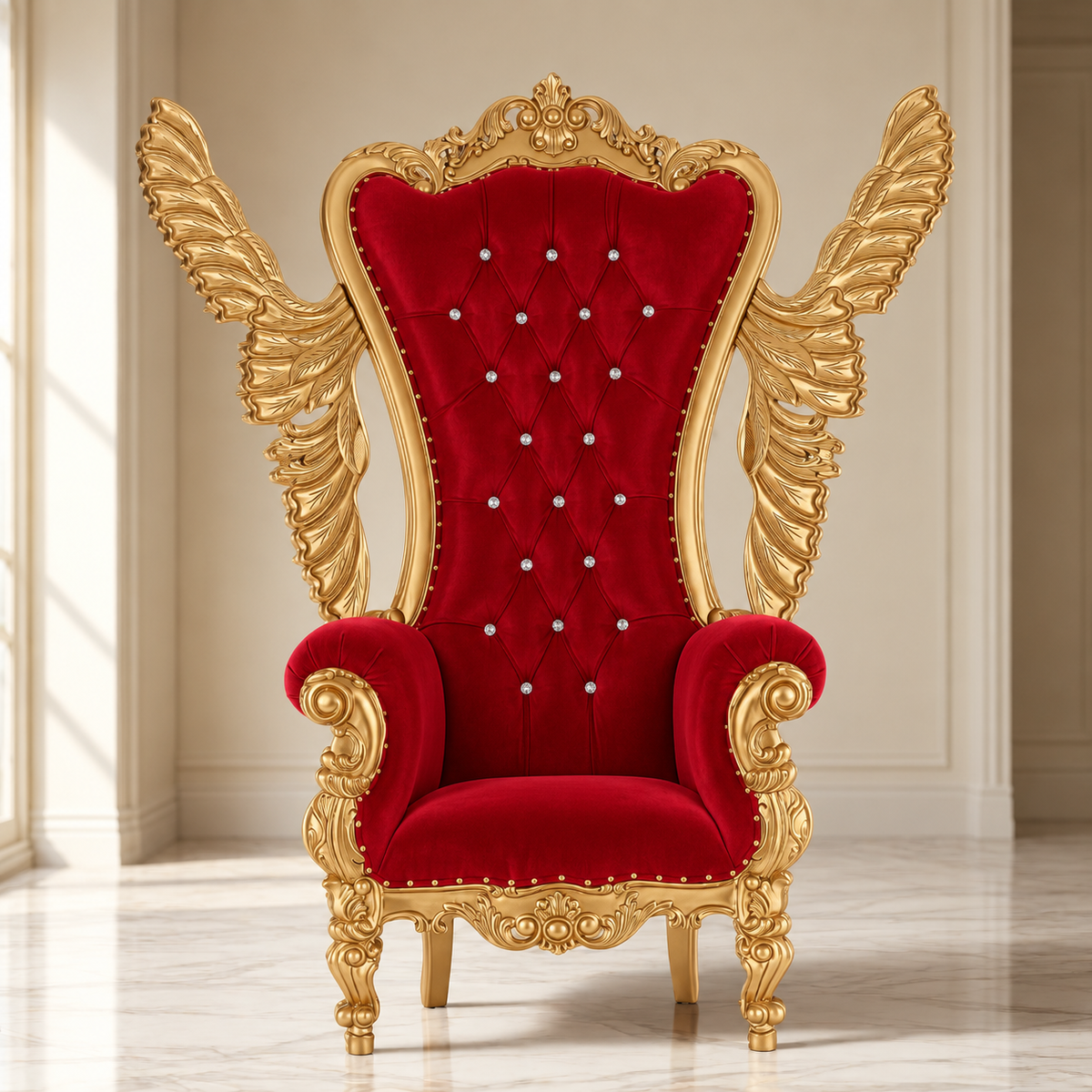 Silla trono Chloe - Alas de mariposa