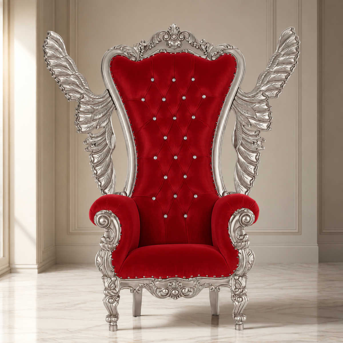 Silla trono Chloe - Alas de mariposa