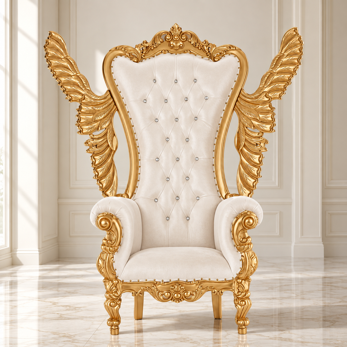 Silla trono Chloe - Alas de mariposa