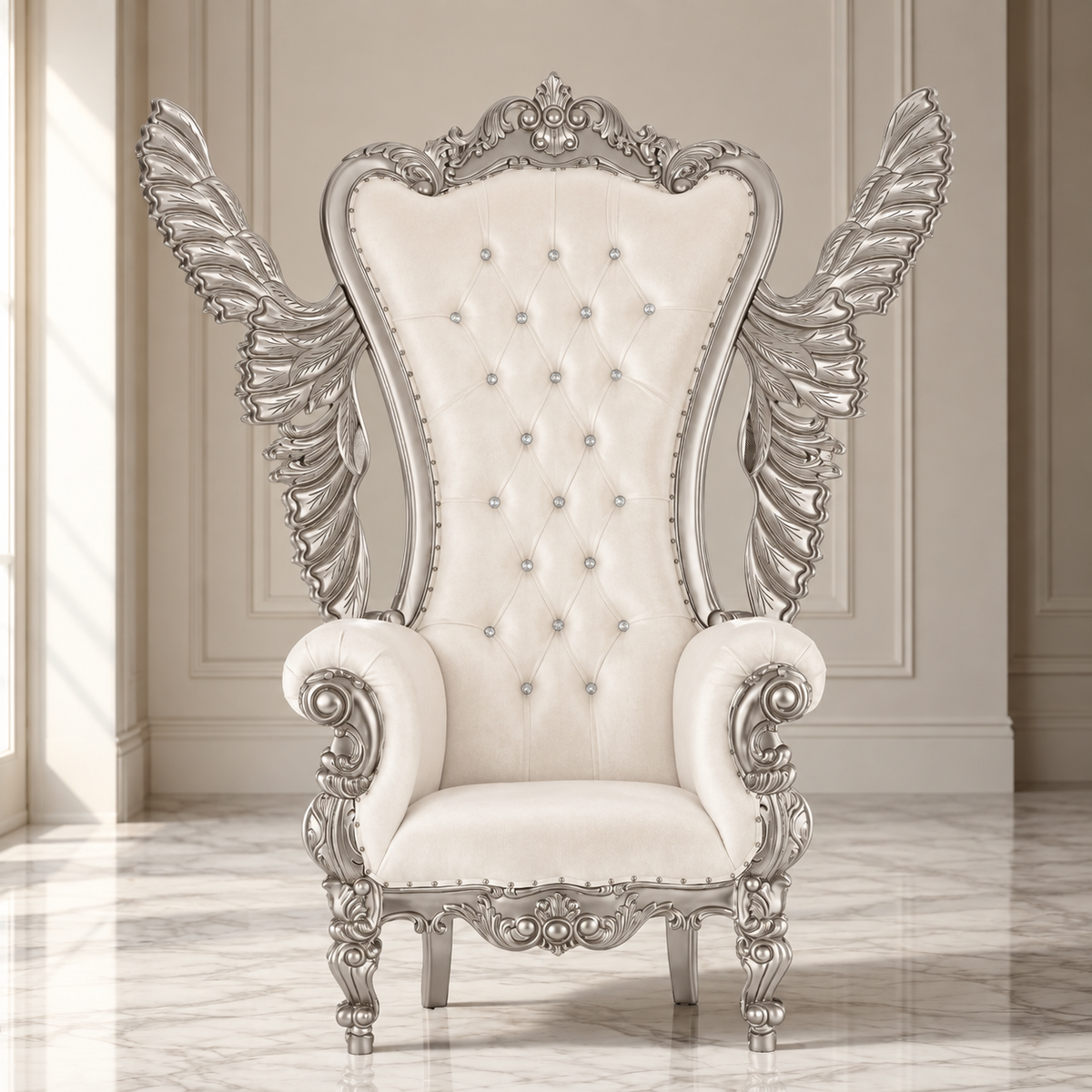 Silla trono Chloe - Alas de mariposa