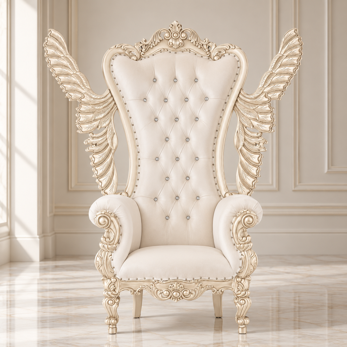 Silla trono Chloe - Alas de mariposa