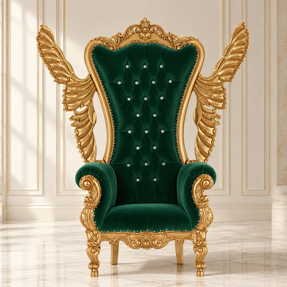 Silla trono Chloe - Alas de mariposa