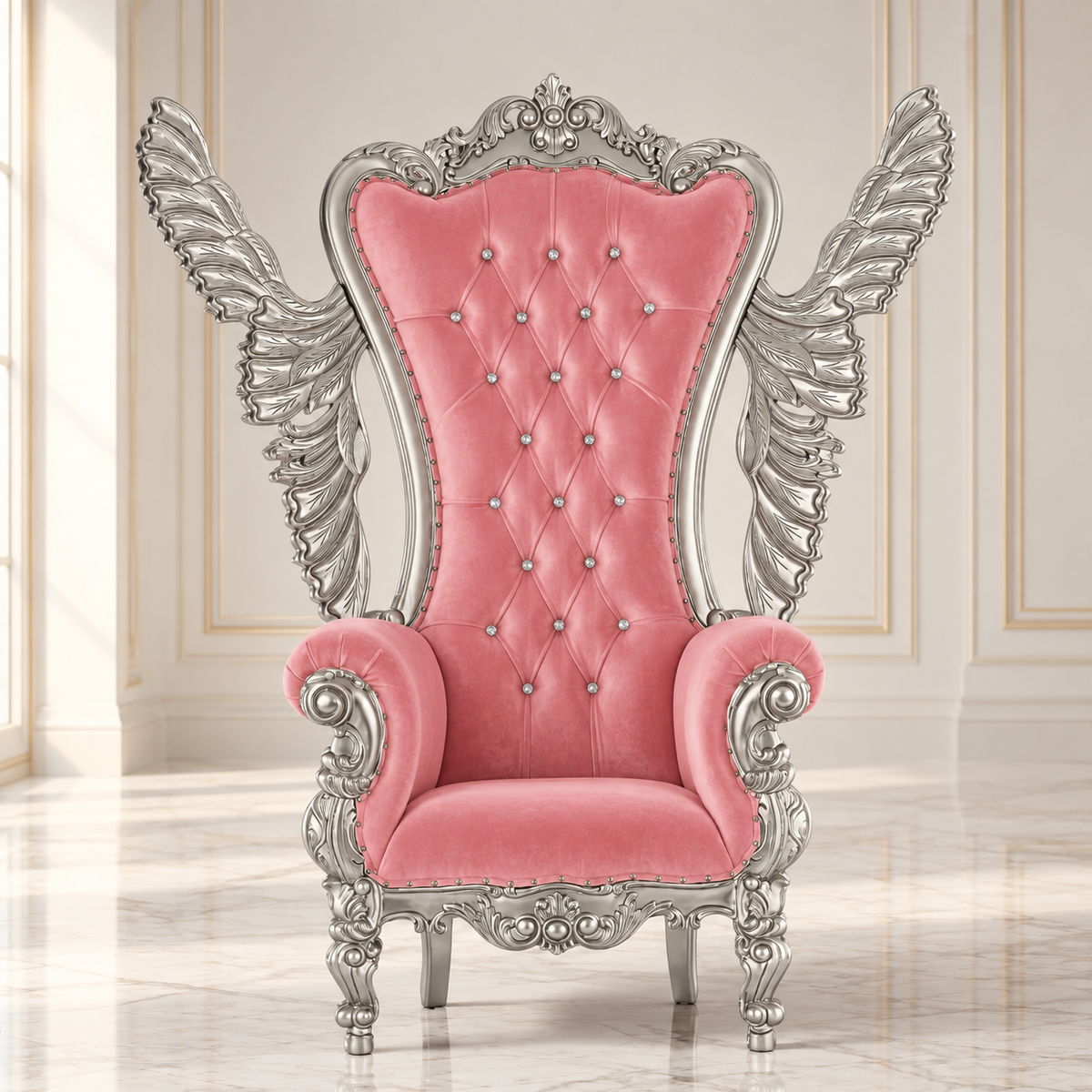 Silla trono Chloe - Alas de mariposa