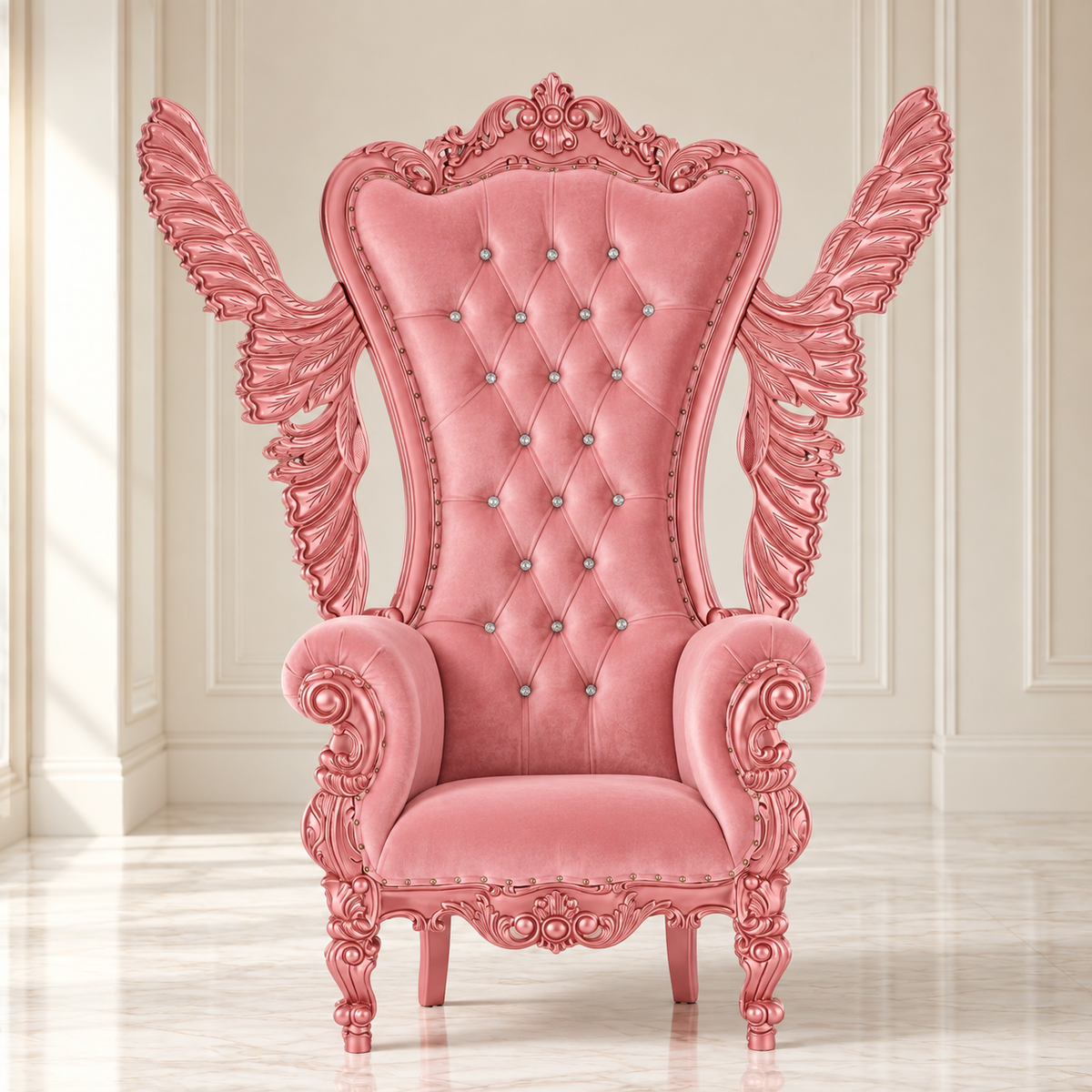 Silla trono Chloe - Alas de mariposa