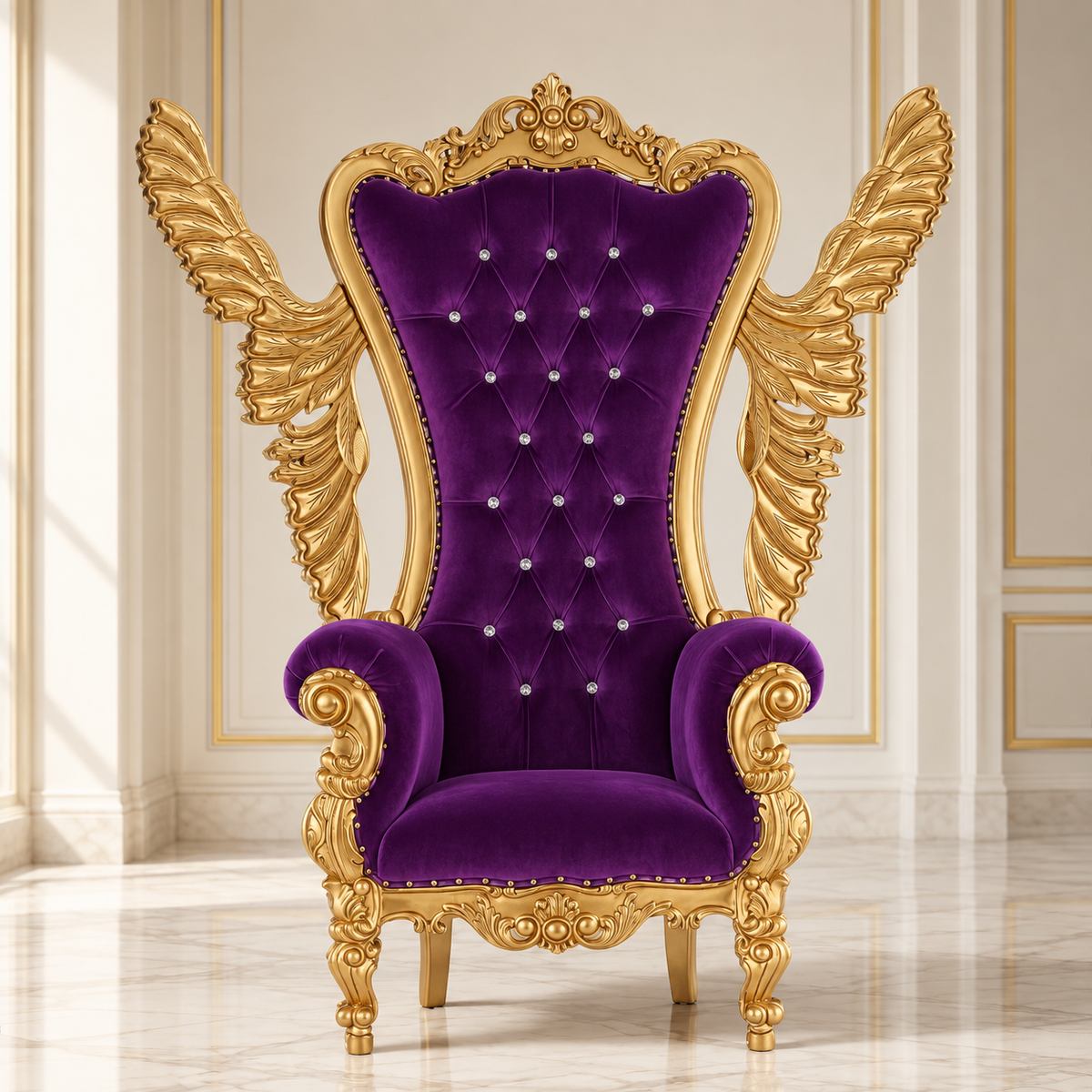 Silla trono Chloe - Alas de mariposa