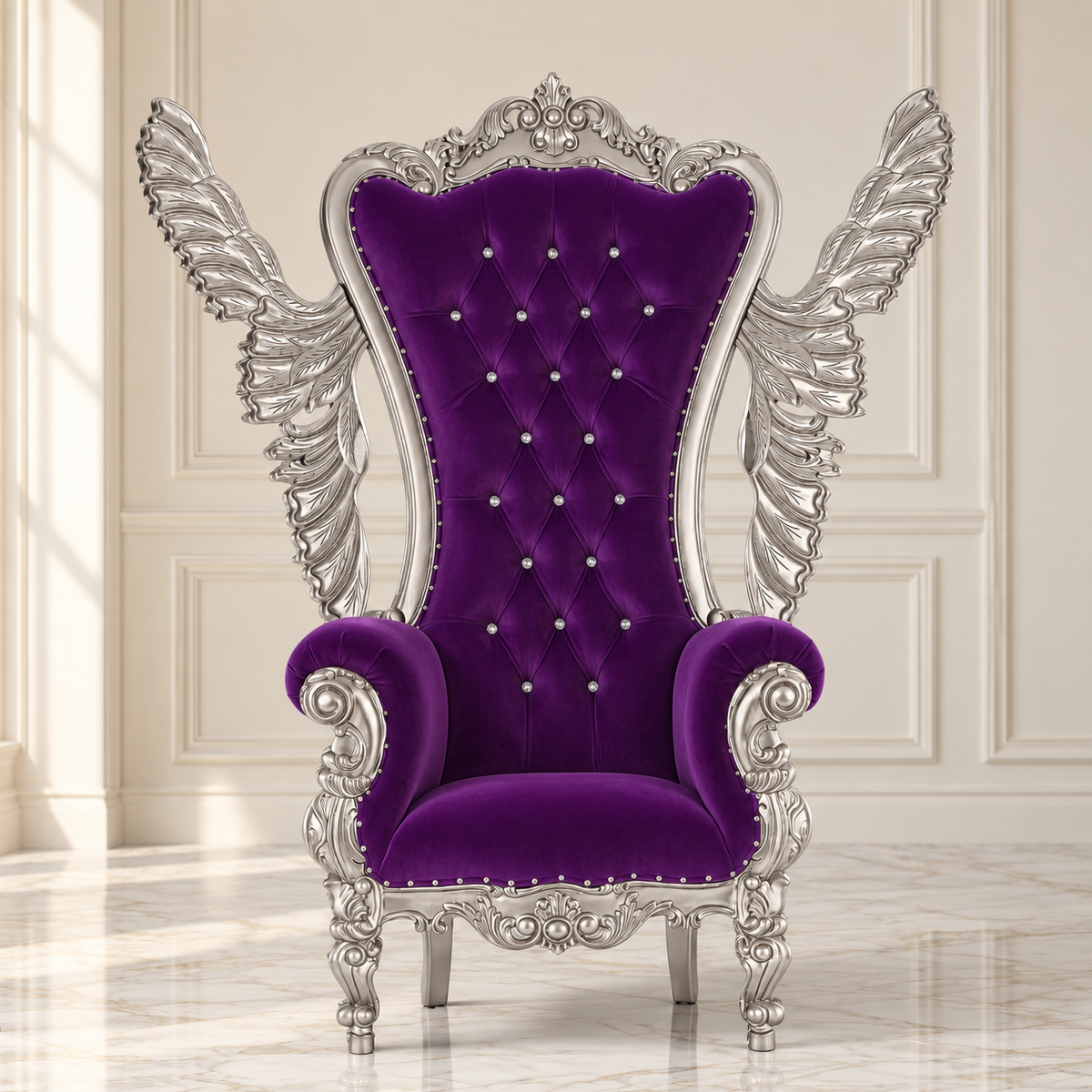 Silla trono Chloe - Alas de mariposa