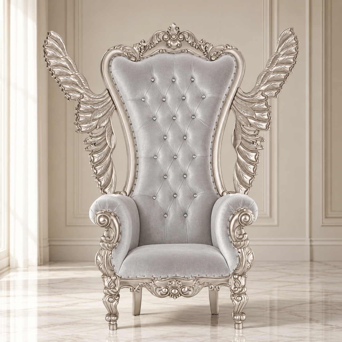 Silla trono Chloe - Alas de mariposa