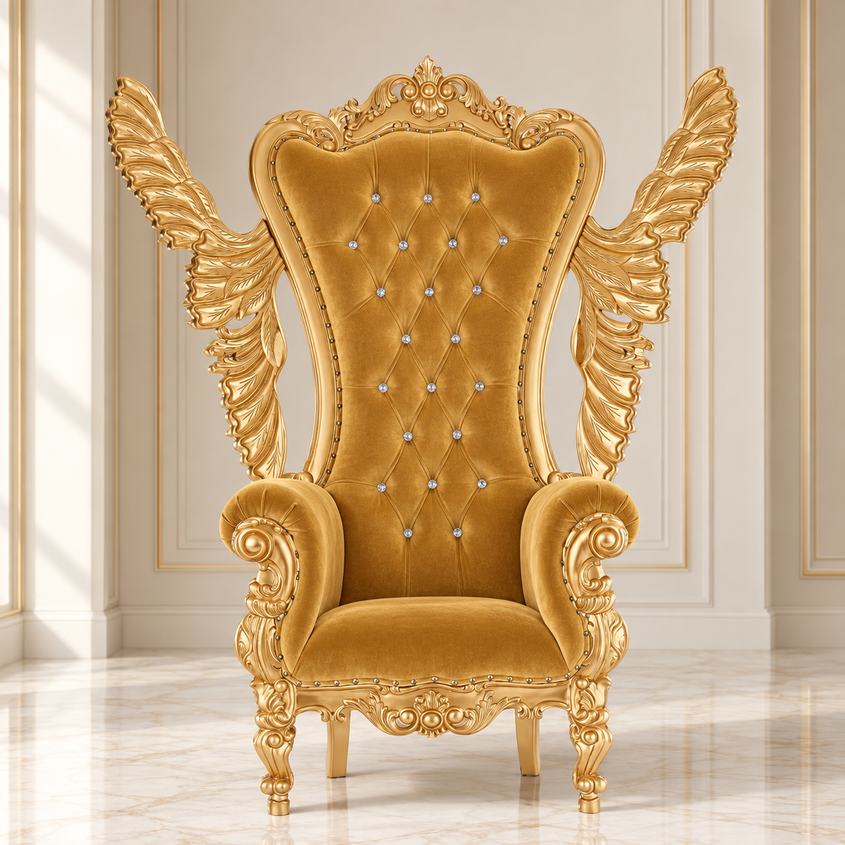 Silla trono Chloe - Alas de mariposa