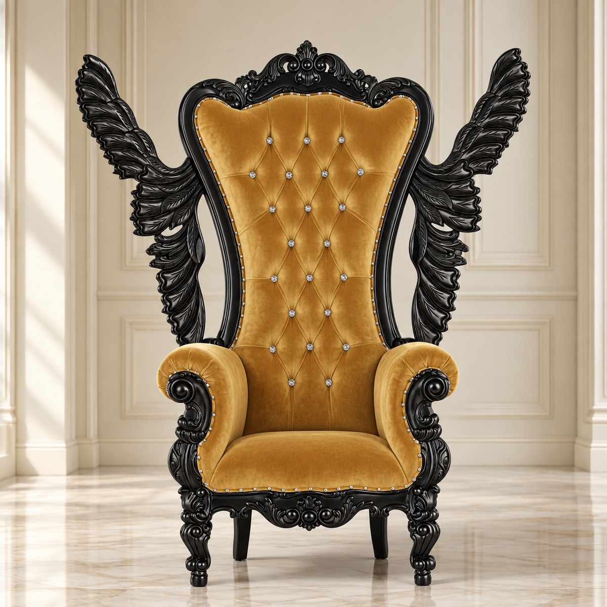 Silla trono Chloe - Alas de mariposa