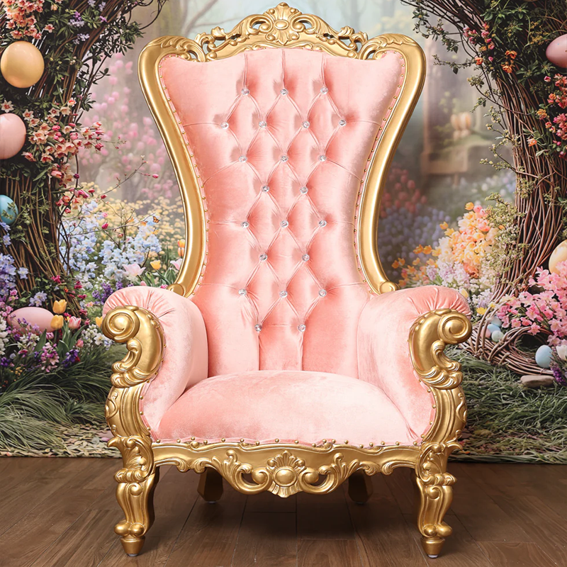 Chloe Throne Chair - Velvet
