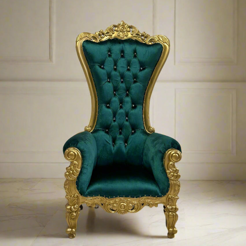 Chloe Throne Chair - Velvet